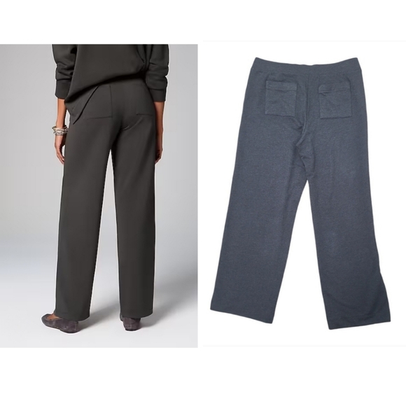 Pure Jill Affinity Pull-On Wide-Leg Pants 4 Pocket Pants Gray Size Medium - Picture 16 of 16